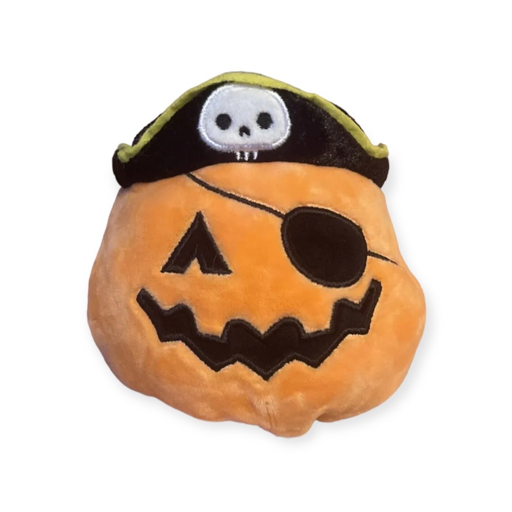 NWT Squishmallow 5" Flip A Mallow Paxton Pumpkin / Petey Pirate Reversible